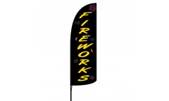 Fireworks Feather Flags